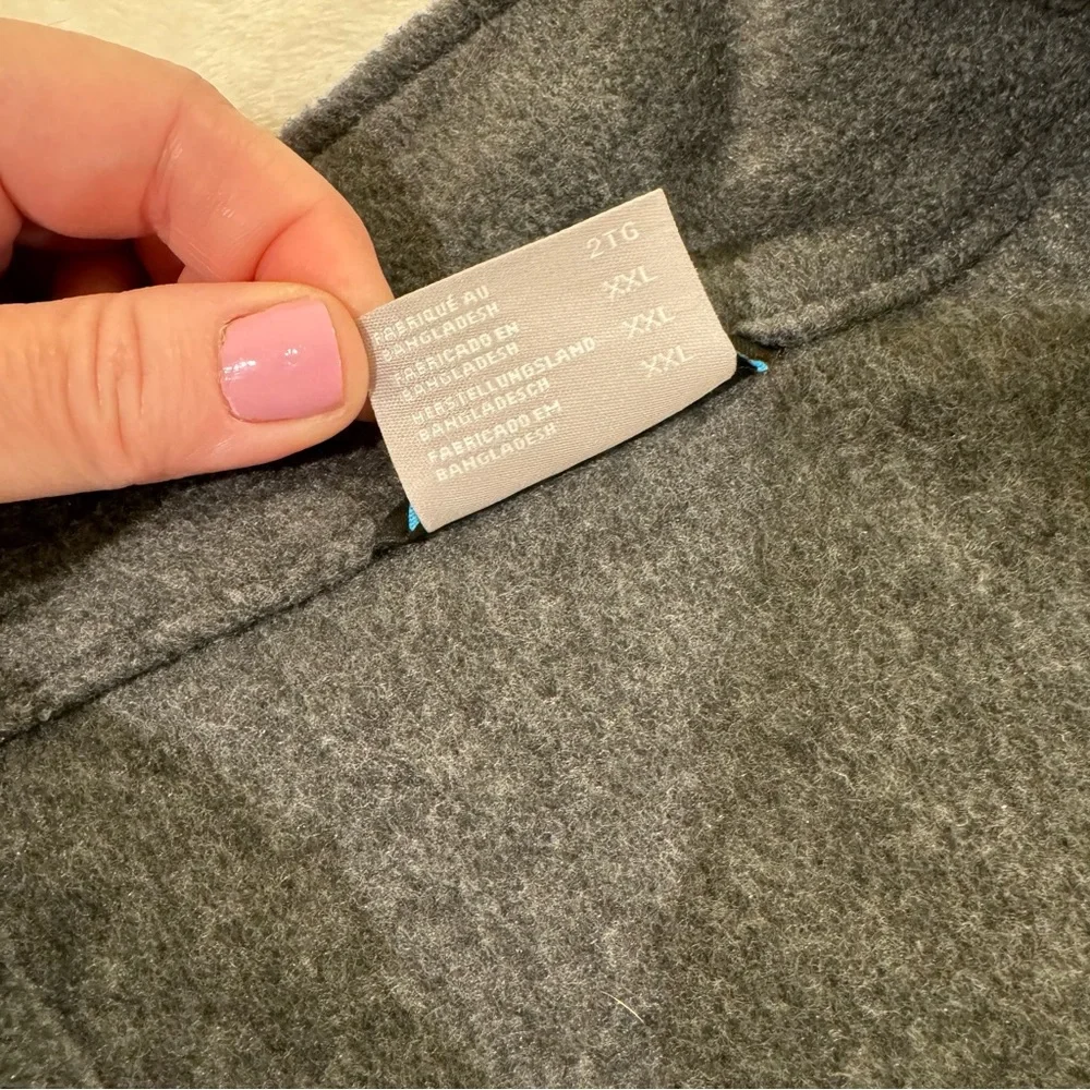 Columbia men’s grey fleece zip vest in size XXL - Picture 6 of 11